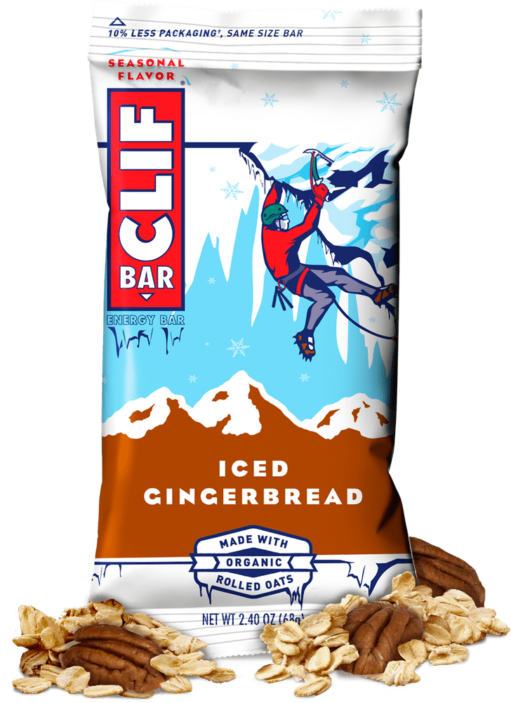 Clif Bar Iced Gingerbread Healthy HolidayFlavored Foods POPSUGAR