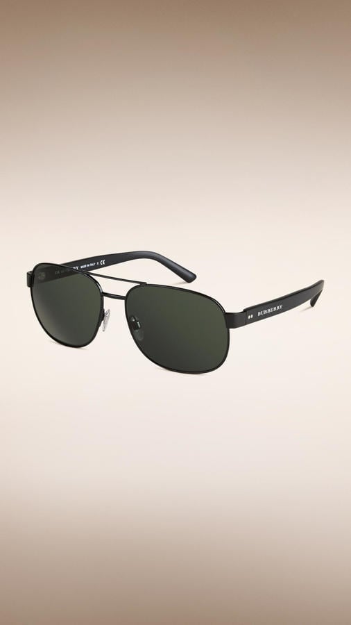 Burberry Square Frame Aviator Sunglasses ($205)