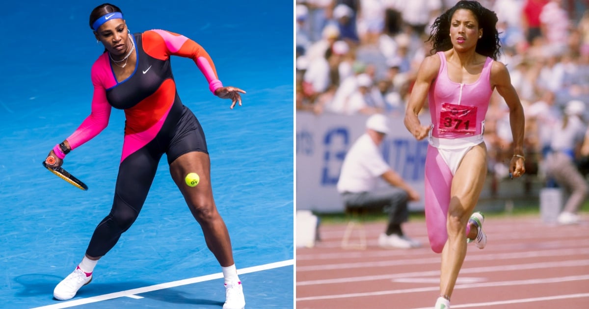 Serena Williams’s One-Legged Catsuit Is a Subtle Shout-Out to the Fastest Woman in the World