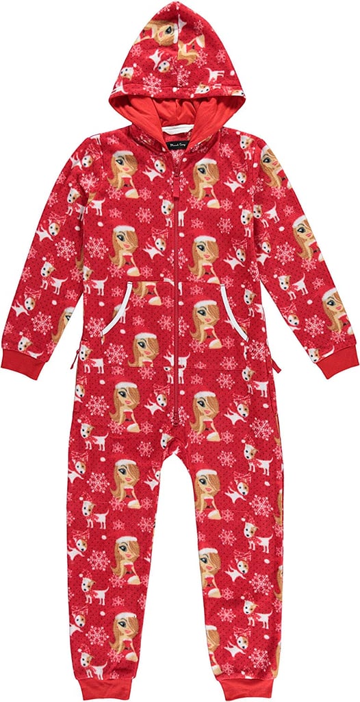 Mariah Carey Adult Jack Print Hooded Onesie Mariah Carey Made Matching Family Holiday Pajamas On Amazon Popsugar Uk Parenting Photo 3