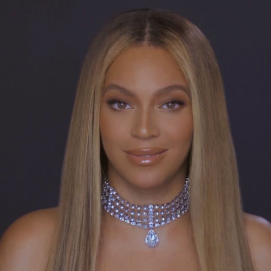 Beyoncé Has an Unexpectedly Festive Chrome French Manicure