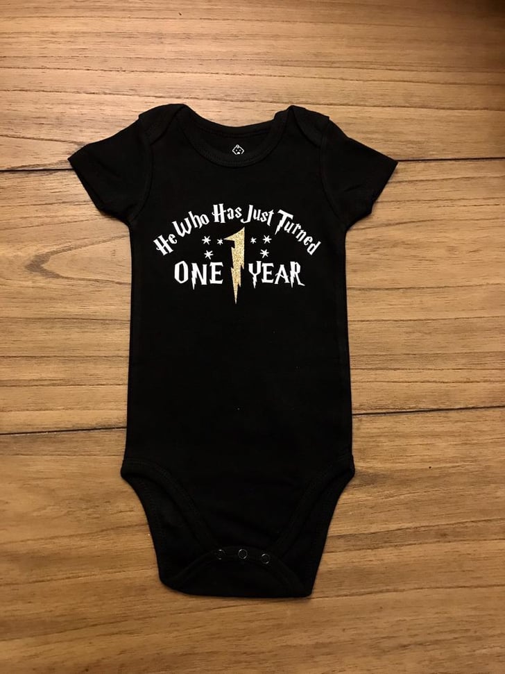 Harry Potter First Birthday Onesie Harry Potter Baby Clothes
