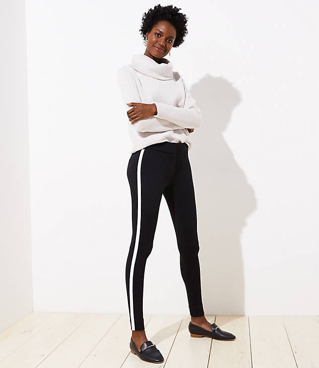 Loft Leggings in Tuxedo Stripe Ponte 