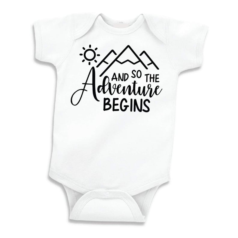 "And So the Adventure Begins" Onesie