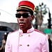 Tyler the Creator's Bellhop Outfit at the Grammys