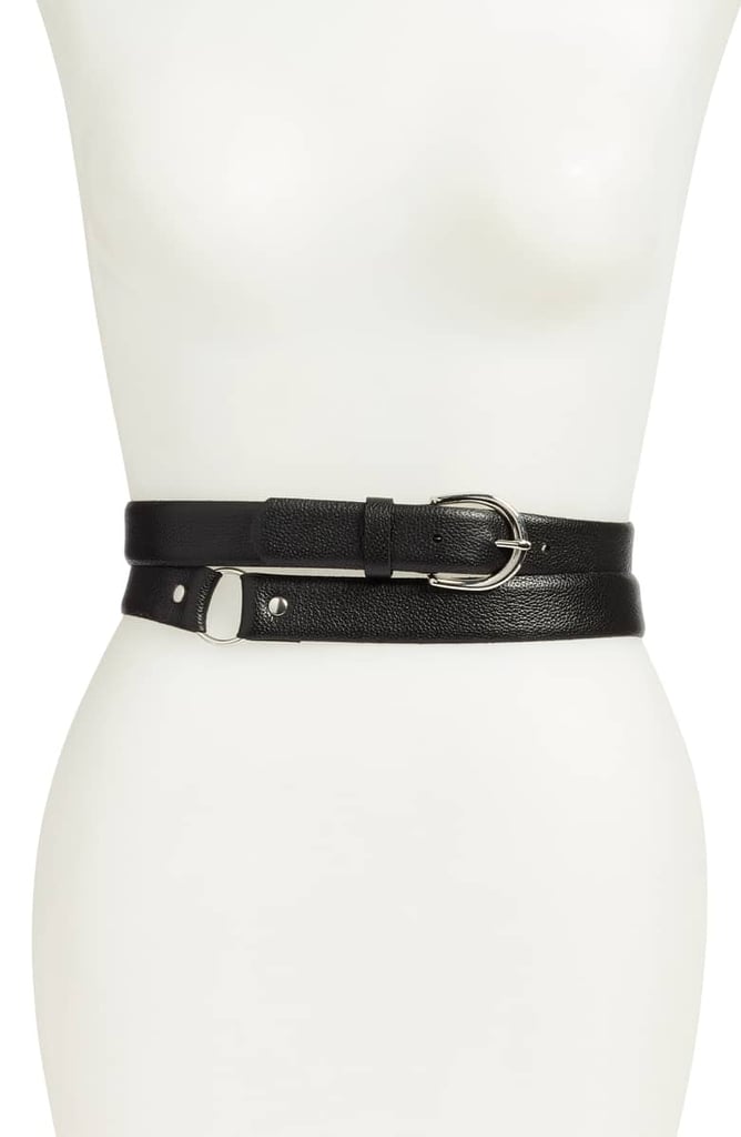 Treasure & Bond Wrap Leather Stretch Belt