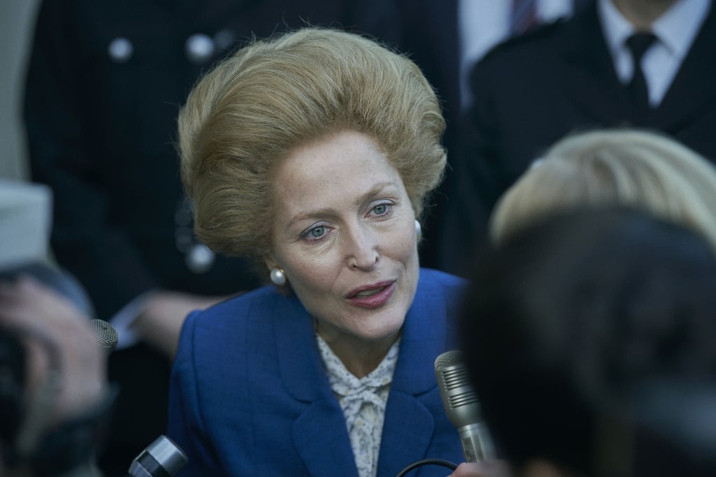 Margaret Thatcher Hairstyle Details on The Crown Season 4