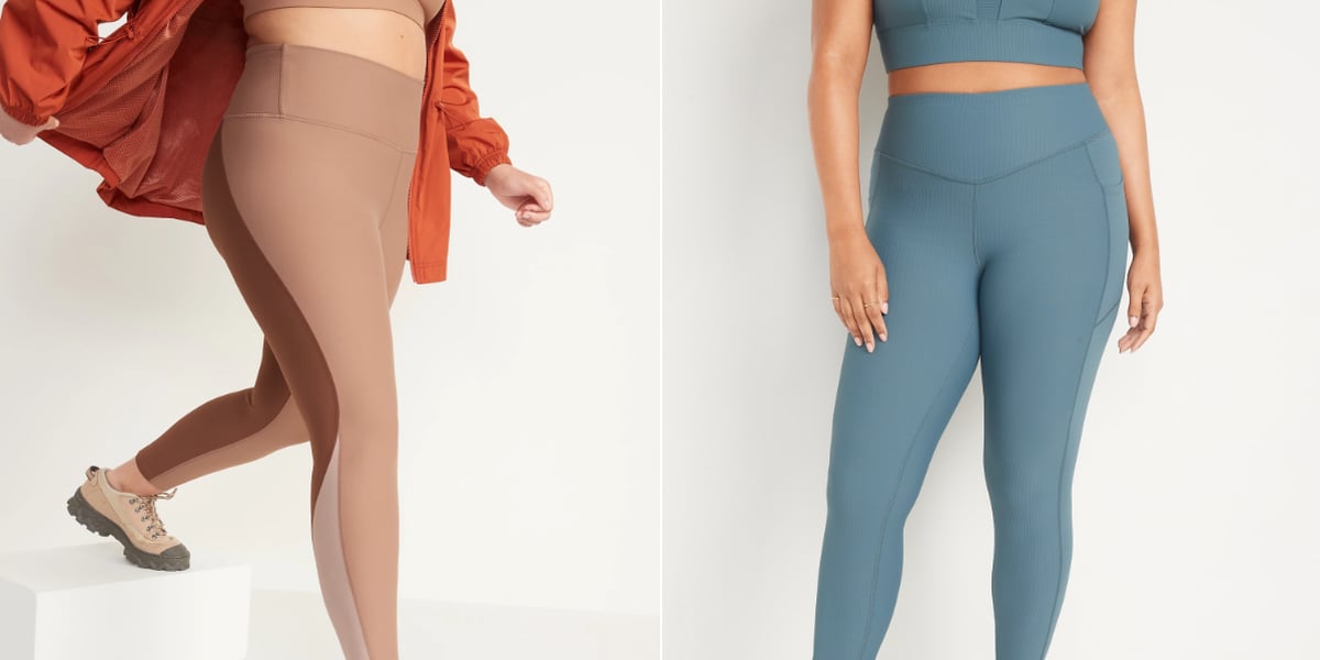 Buy Old Navy Womens High-Waisted PowerSoft Color-Block 7/8-Length Compression  Leggings 2024 Online