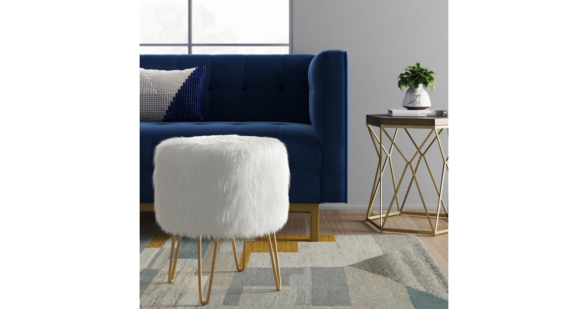 Faux Fur Ottoman Best Home Gifts POPSUGAR Home Photo 18