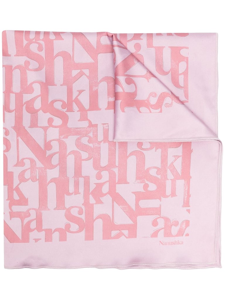 Nanushka Soleil Bandana Silk Scarf