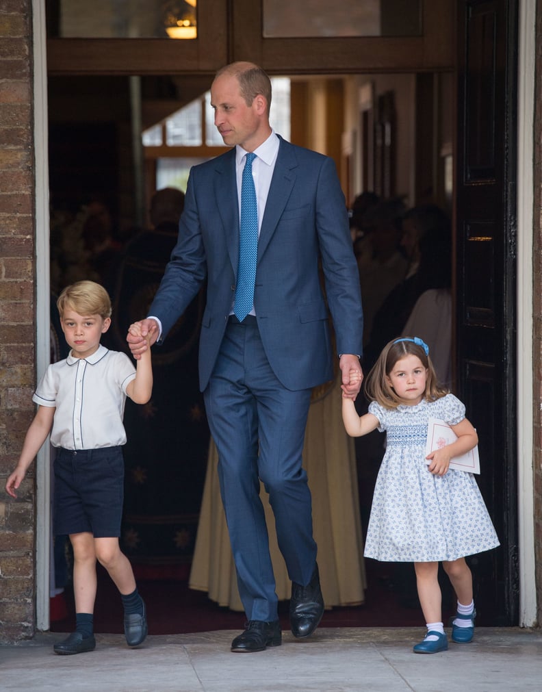 Prince George at the Chapel Royal, St. James's Palace For Prince Louis's Christening in July 2018