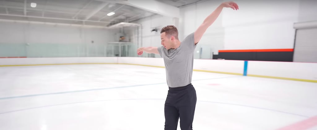 Watch Adam Rippon Figure Skate to Ben Platt Singing "River"