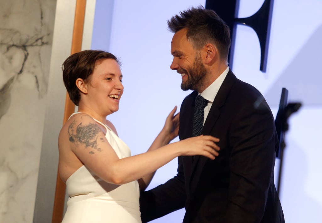 Lena Dunham and Joel McHale