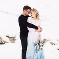 The Woman in This Surprise Winter Proposal Looked Just Like Elsa!