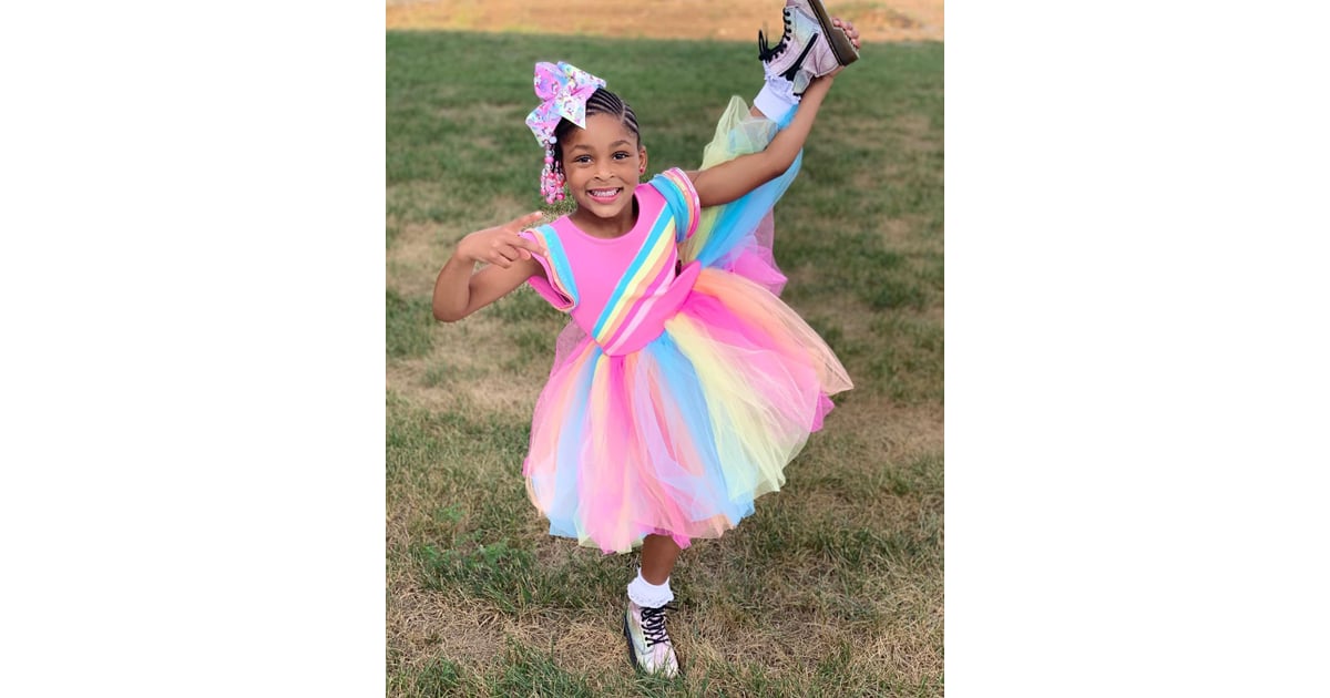 Jojo siwa cheap rainbow tutu dress