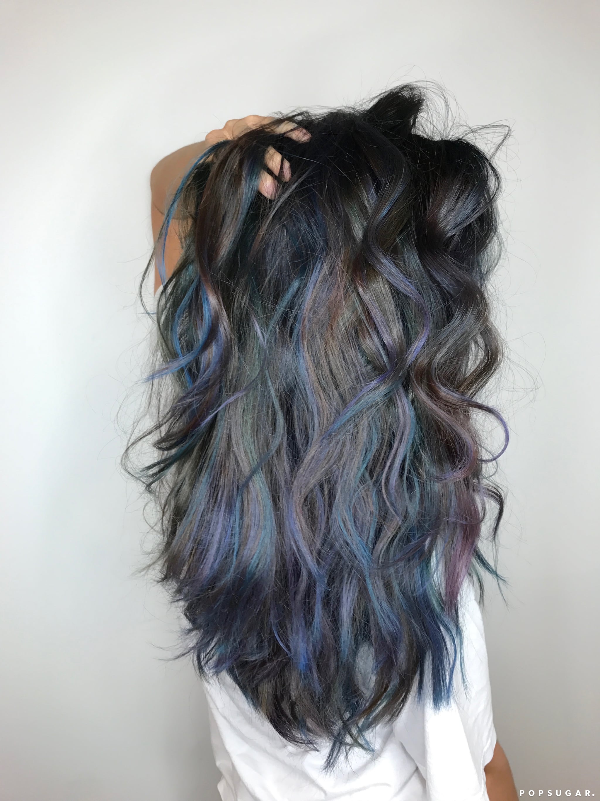Oceanic Brunette Hair Color Trend Popsugar Beauty