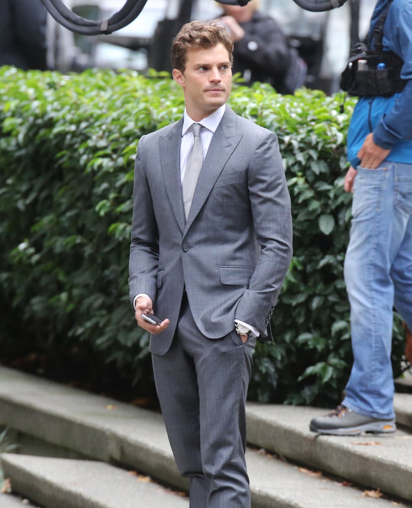 Jamie Dornan on the Fifty Shades of Grey Set