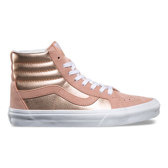 Vans Rose Gold High Top Sneakers