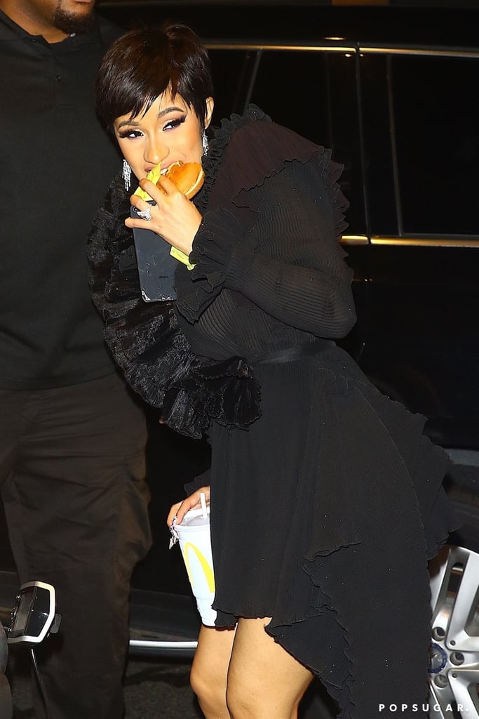 Cardi B With McDonald's After the MTV VMAs 2018