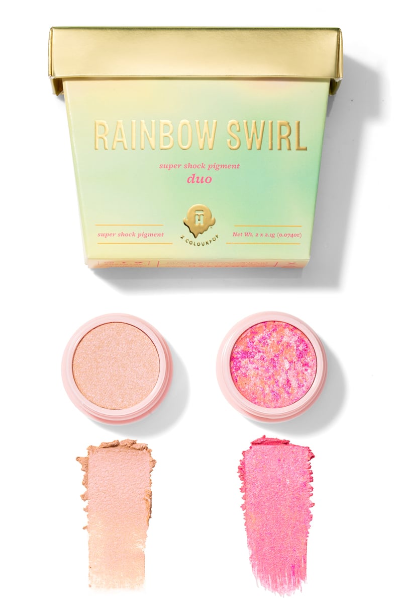 Halo Top x ColourPop Rainbow Swirl Super Shock Pigment Duo