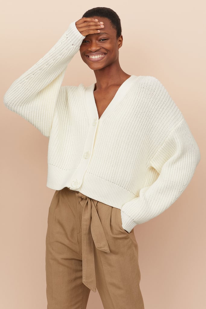 H&M RibKnit Cardigan H&M New Fall Products 2019 POPSUGAR Fashion