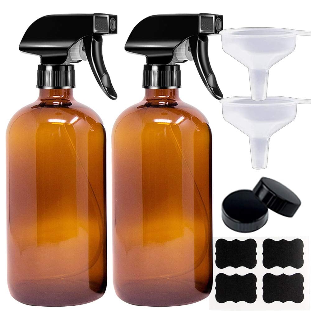 Refillable Glass Spray Bottles 16 oz