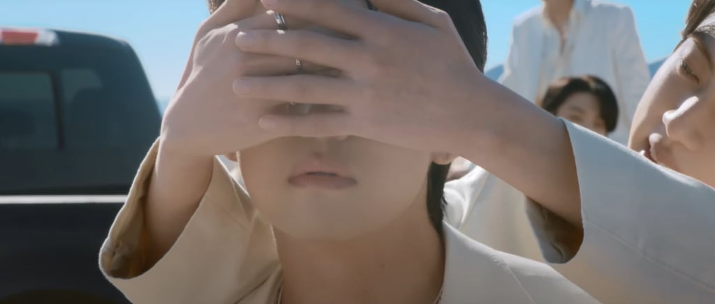 BTS "Yet to Come" Music Video Easter Egg: Jin Covering V's Eyes