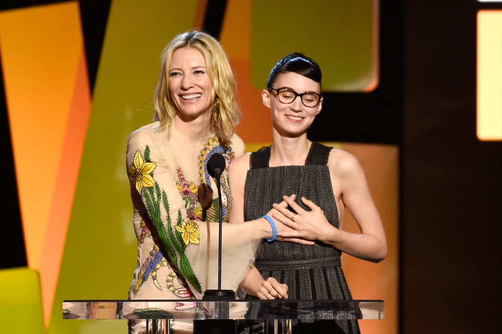 Pictured: Cate Blanchett and Rooney Mara
