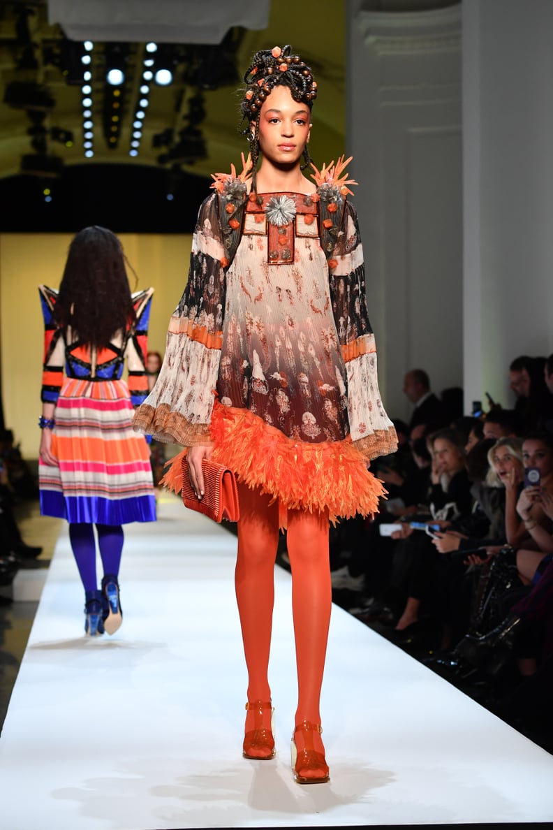 A model walks the runway at the Emilio Pucci Autumn Winter 2018 News  Photo - Getty Images