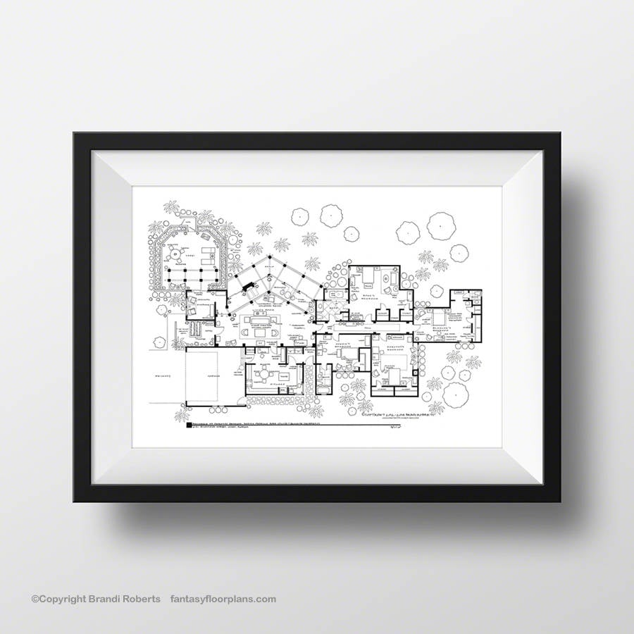 Golden Girls Floorplan Print