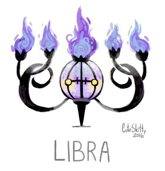 Chandelure as Libra