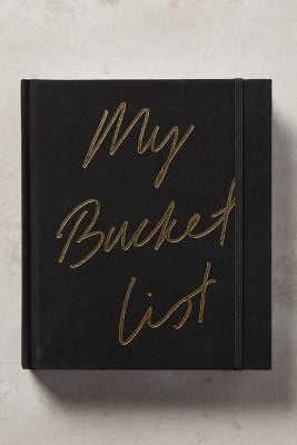 Bucket List Fill-In Travel Journal