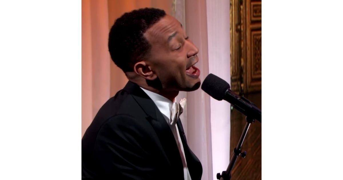 John Legend Sings Downton Abbey Theme Song On Jimmy Kimmel Popsugar Entertainment