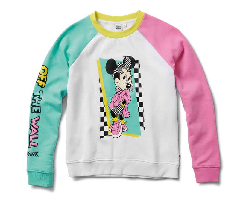 Vans x disney best sale hyper minnie sweatshirt