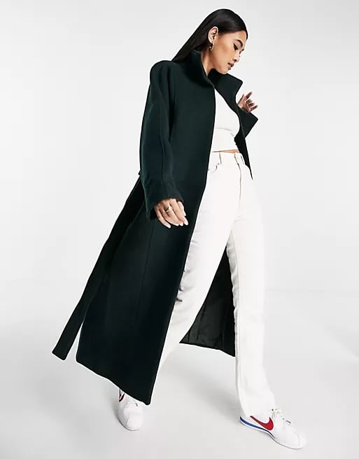 & Other Stories Wool Blend Belted Coat