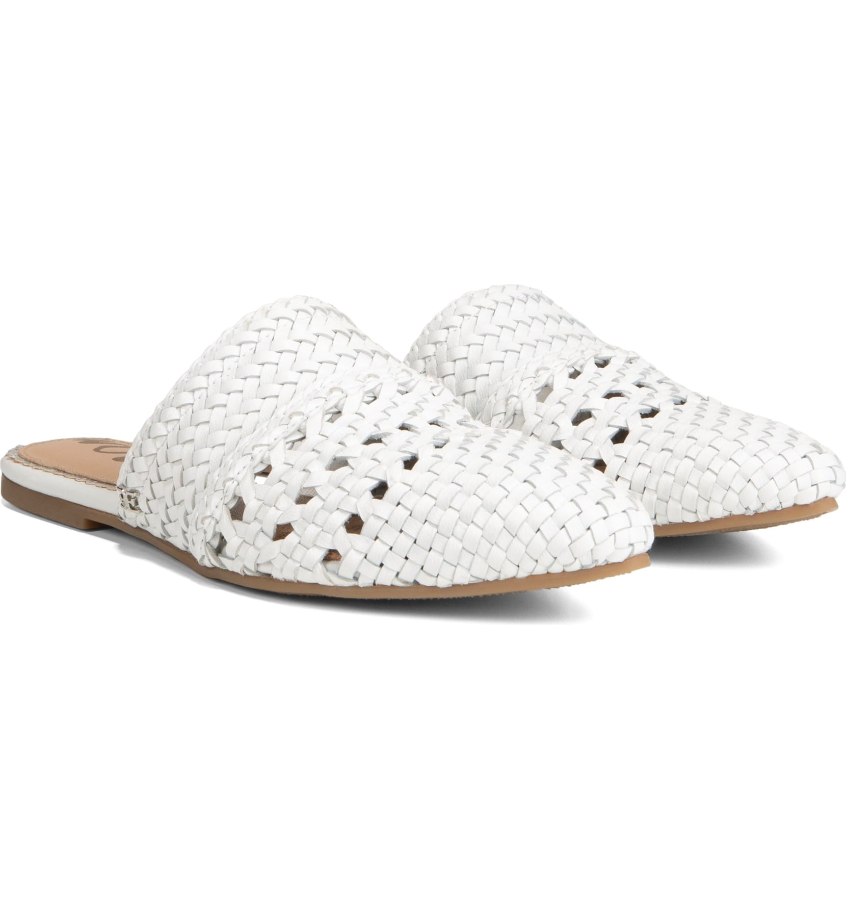 sam edelman natalya mule white