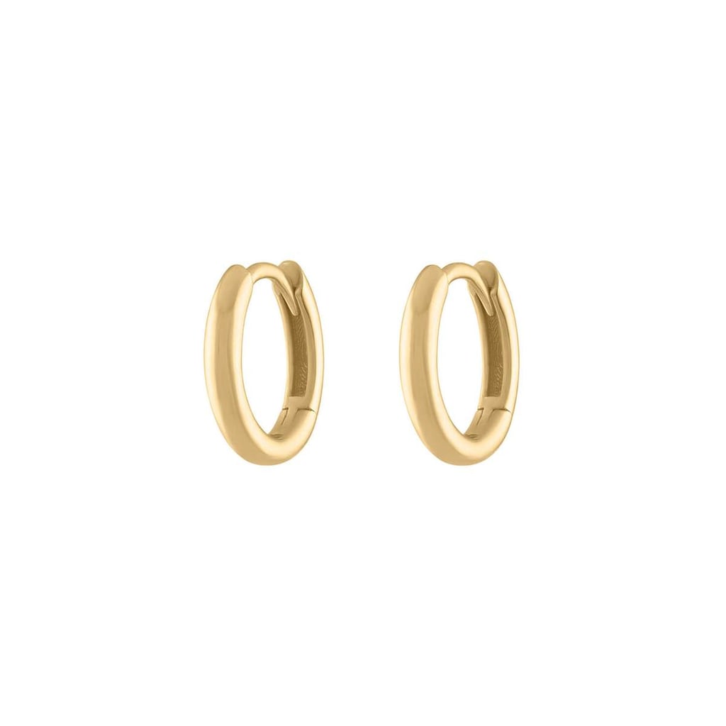 Maison Miru Bold Huggie Hoops in 14K Gold