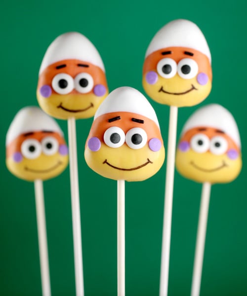 Candy Corn Cake Pops