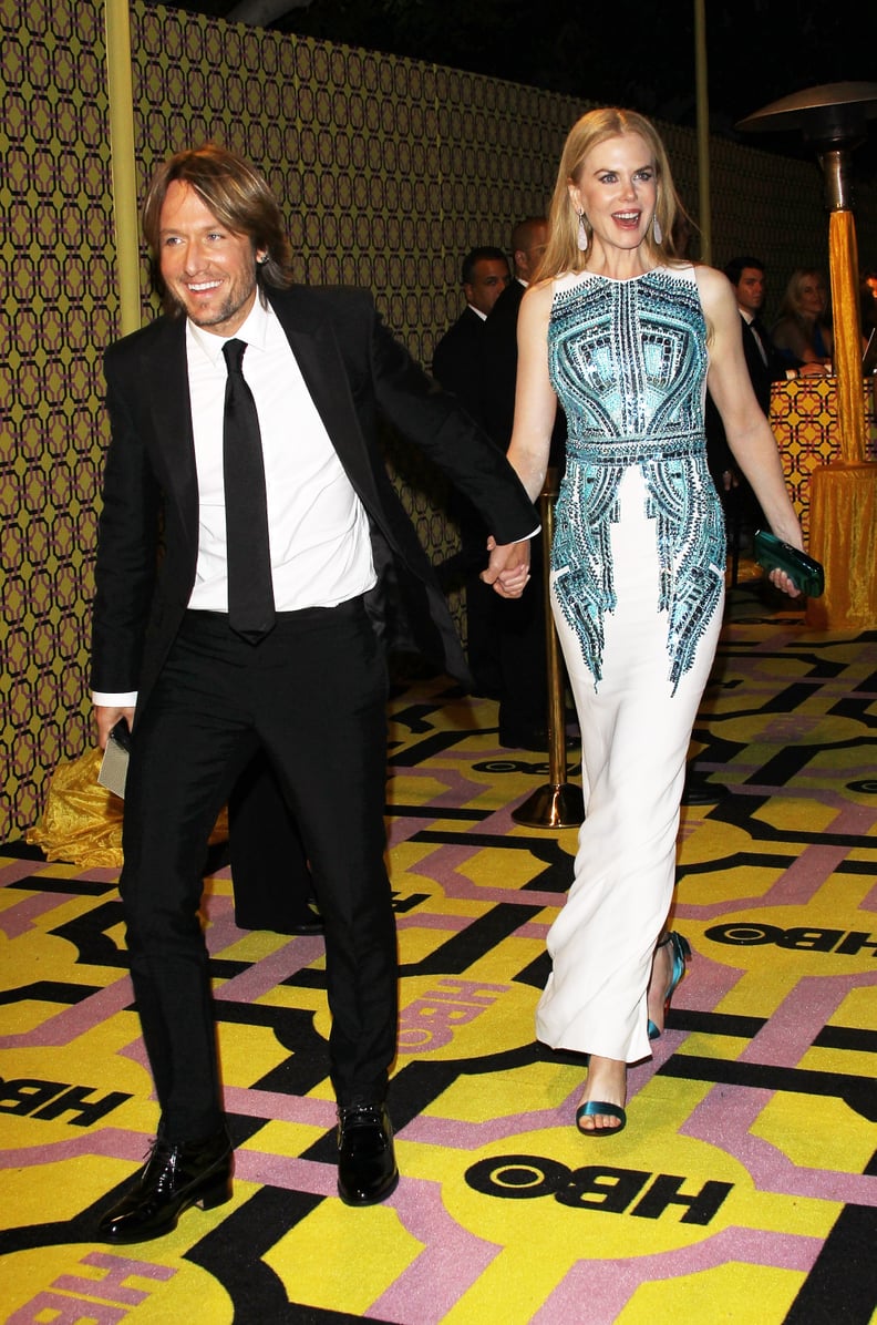 Keith Urban and Nicole Kidman at the 2012 Emmy Awards