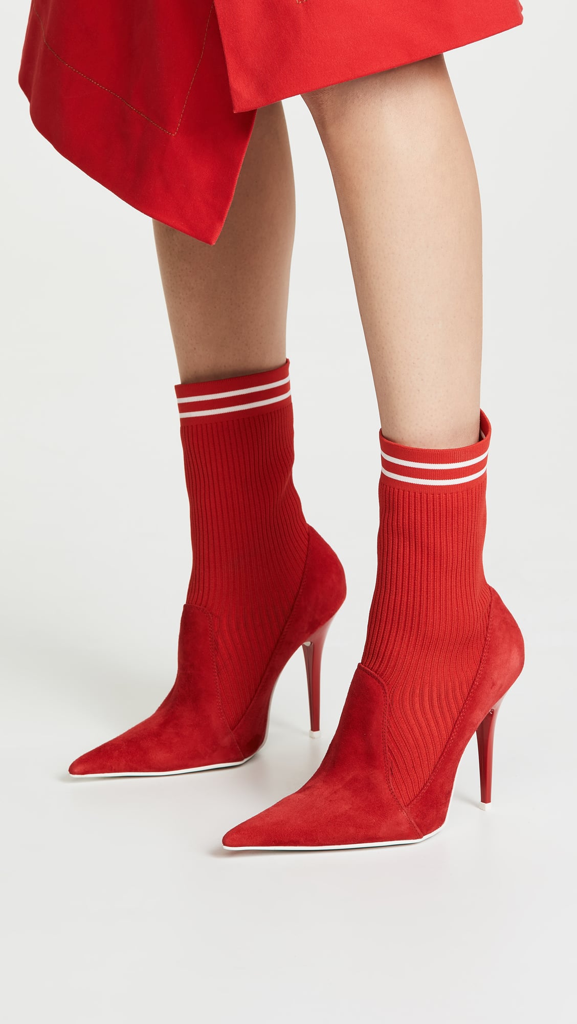 Gigi Hadid's Red Sock Boots