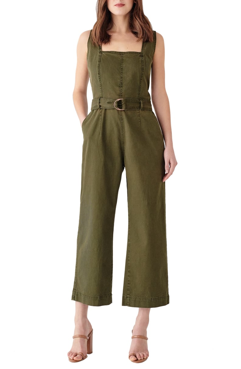 DL1961 x Marianna Hewitt Hepburn Crop Wide Leg Jumpsuit