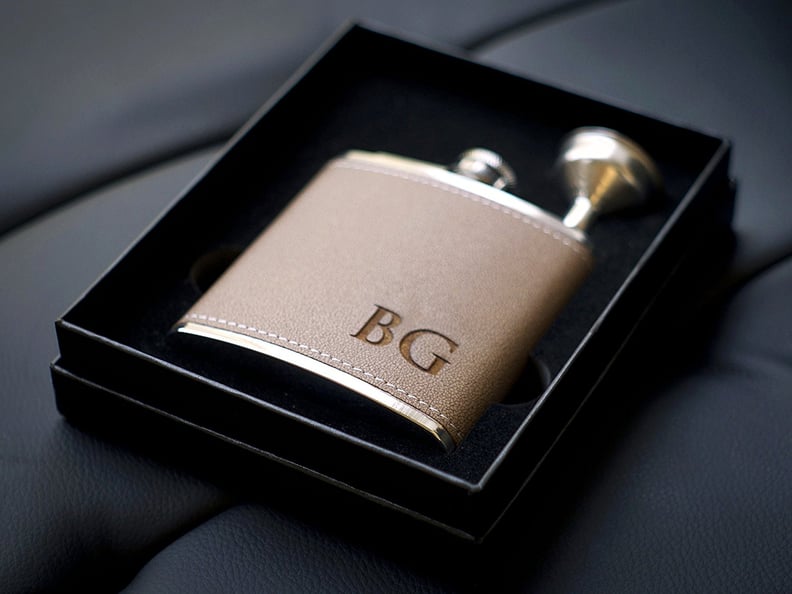 Monogrammed Flask