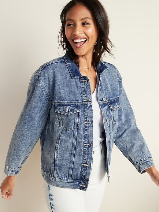 Boyfriend Jean Jacket | Best Old Navy Clothes and Accessories For March ...