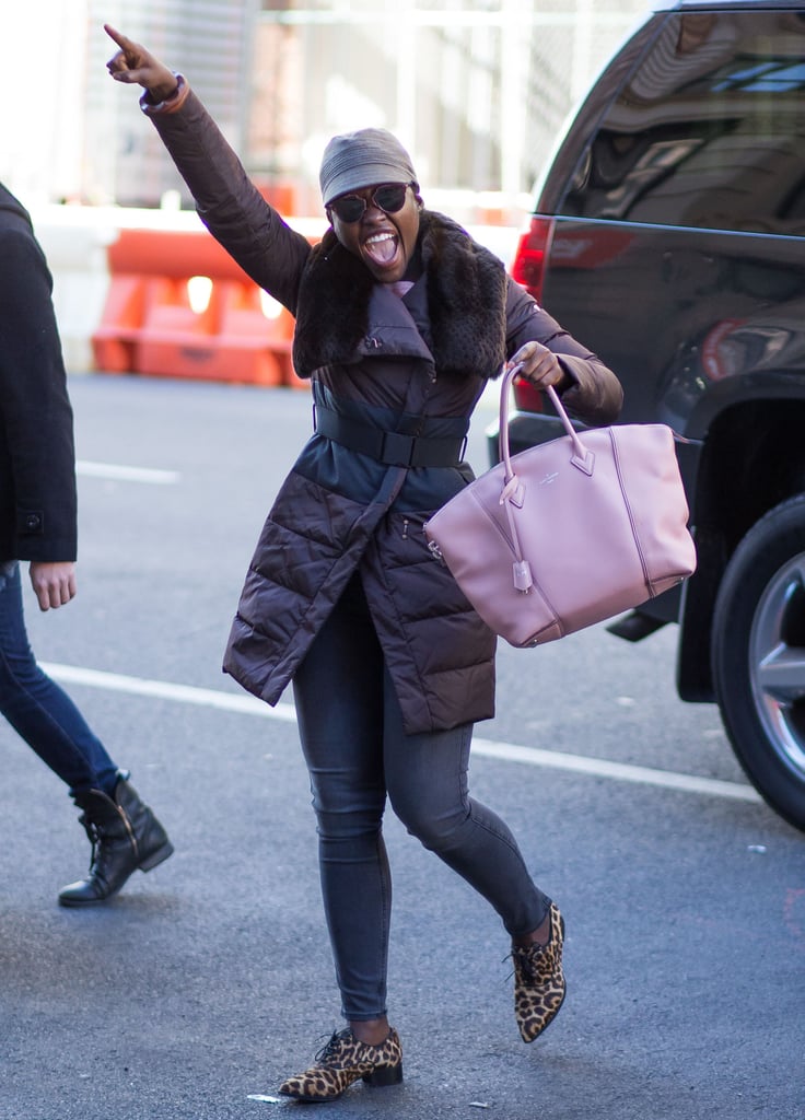 Lupita Nyong'o Out in NYC November 2015