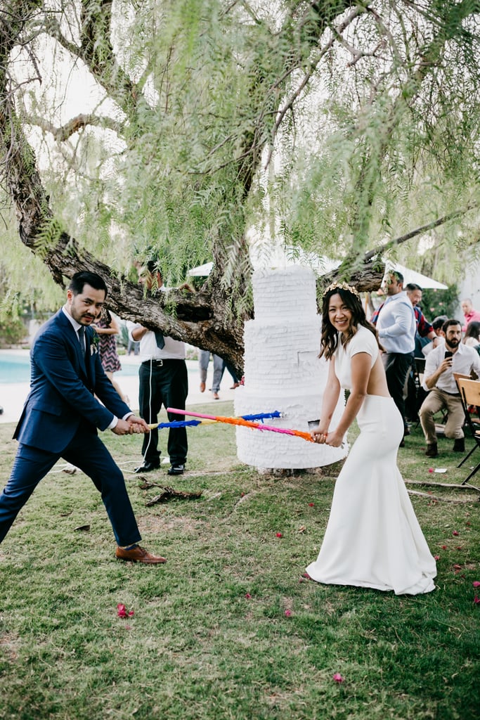 Piñata Wedding Cake Smash