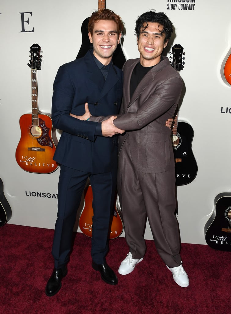 KJ Apa and Charles Melton at I Still Believe Premiere Photos