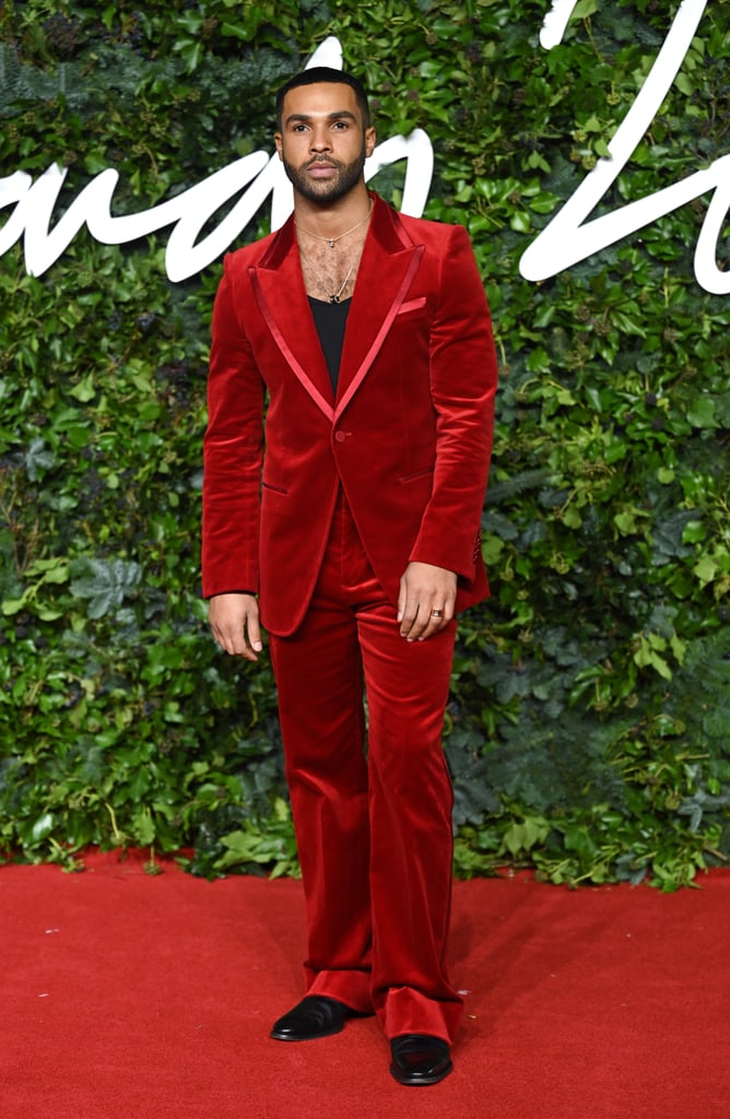 Lucien Laviscount at the 2021 Fashion Awards