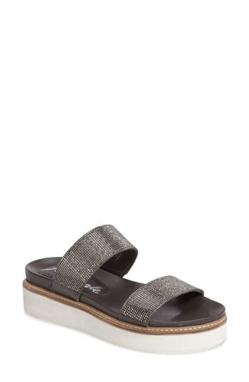 Free People Harper Embellished Slide Sandal