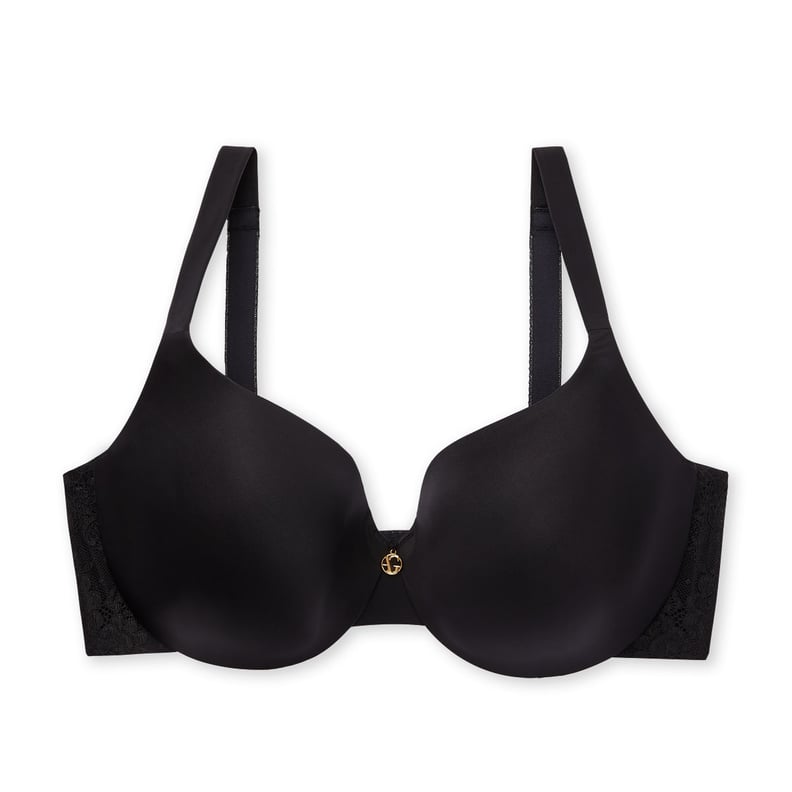Lace Embellished Icon T-Shirt Bra in Black