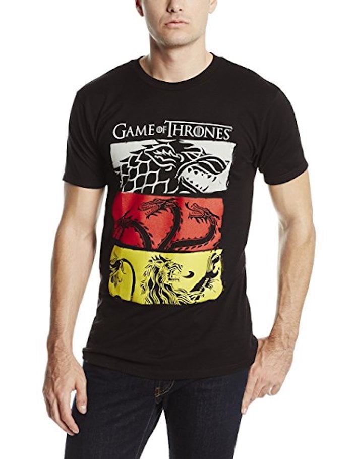 Game of Thrones 3 House Symbols T-Shirt